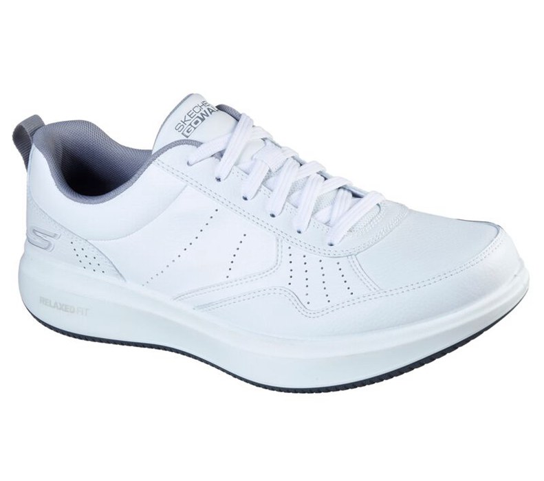 Skechers Gowalk Steady - Mens Sneakers White/Grey [AU-VU5258]